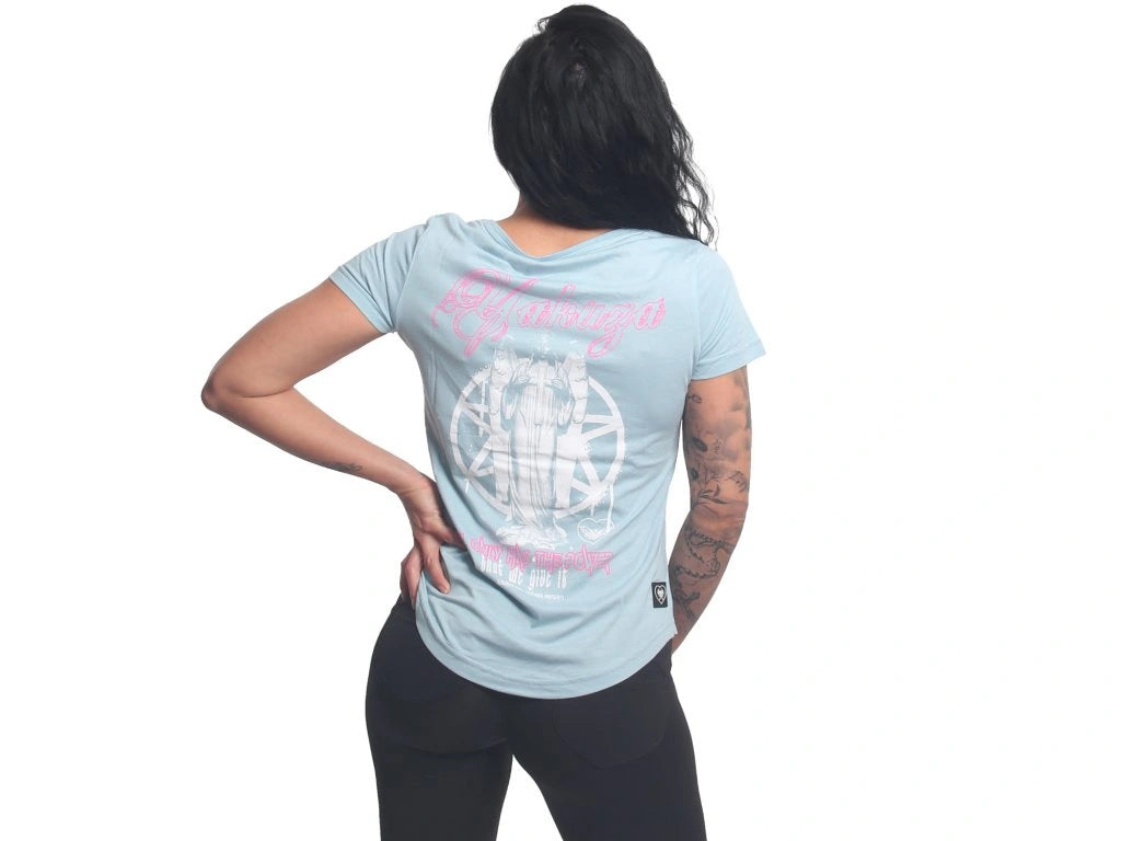 Evil Only Curved Crew Neck T-shirt