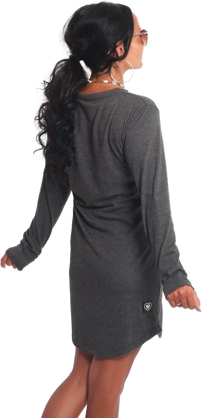 Plain T-Shirt Kleid