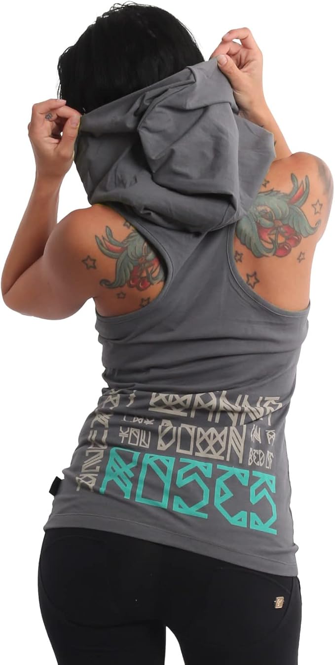 Down Hooded Tanktop