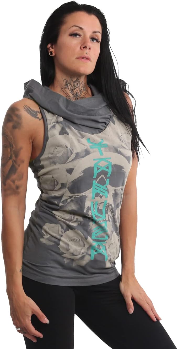 Down Hooded Tanktop