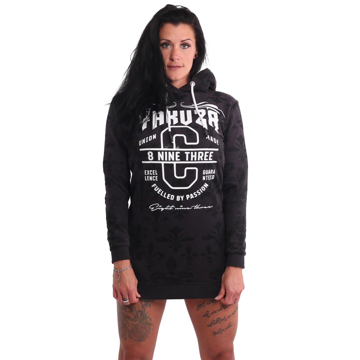 Ccn Allover Hoodie Kleid
