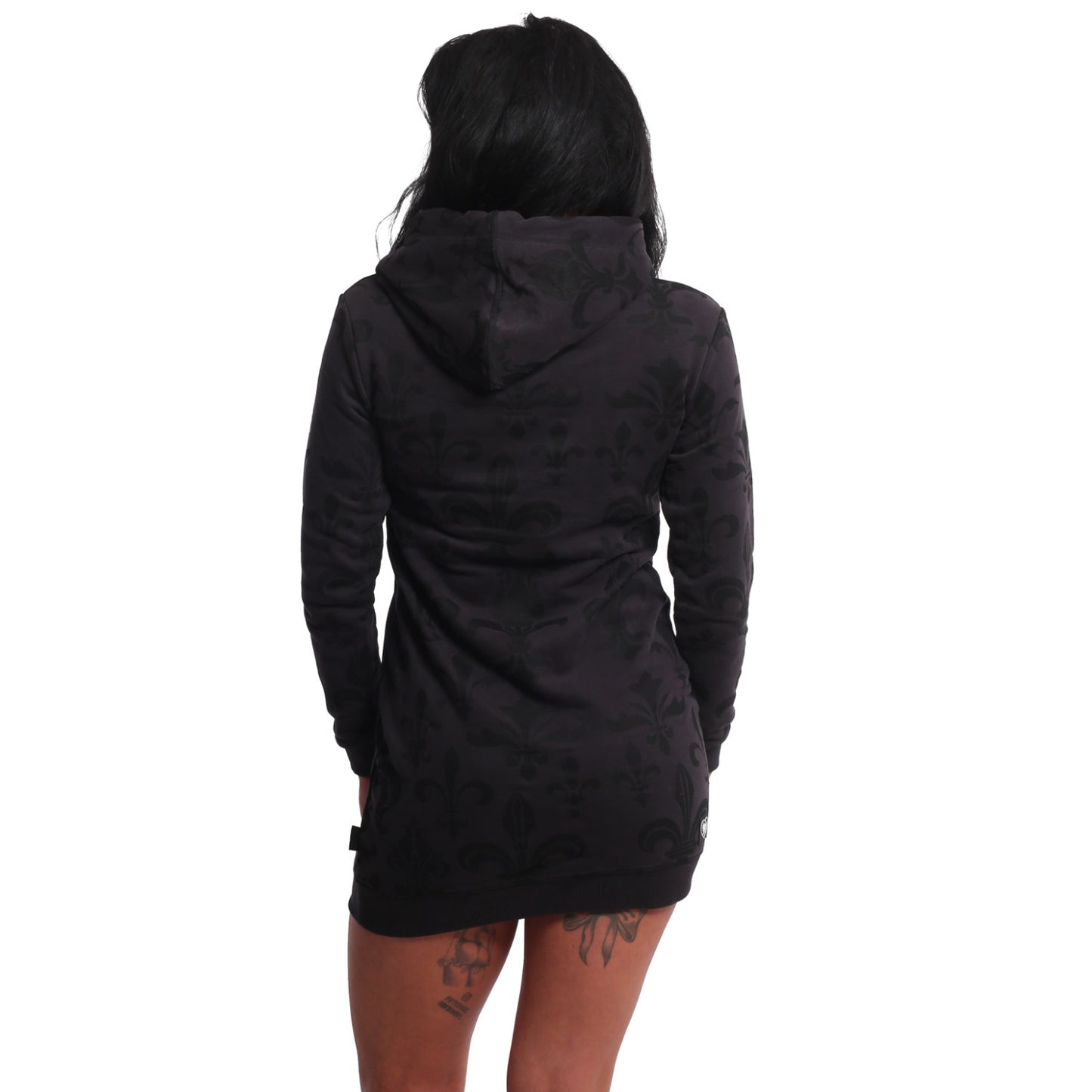 Ccn Allover Hoodie Kleid