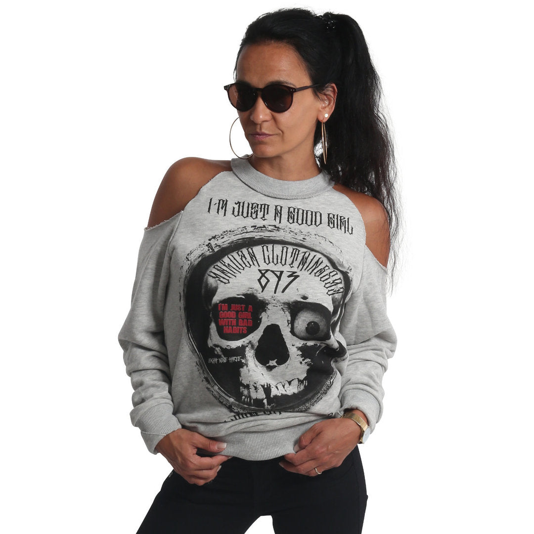 Habits Off Shoulder Sweatshirt