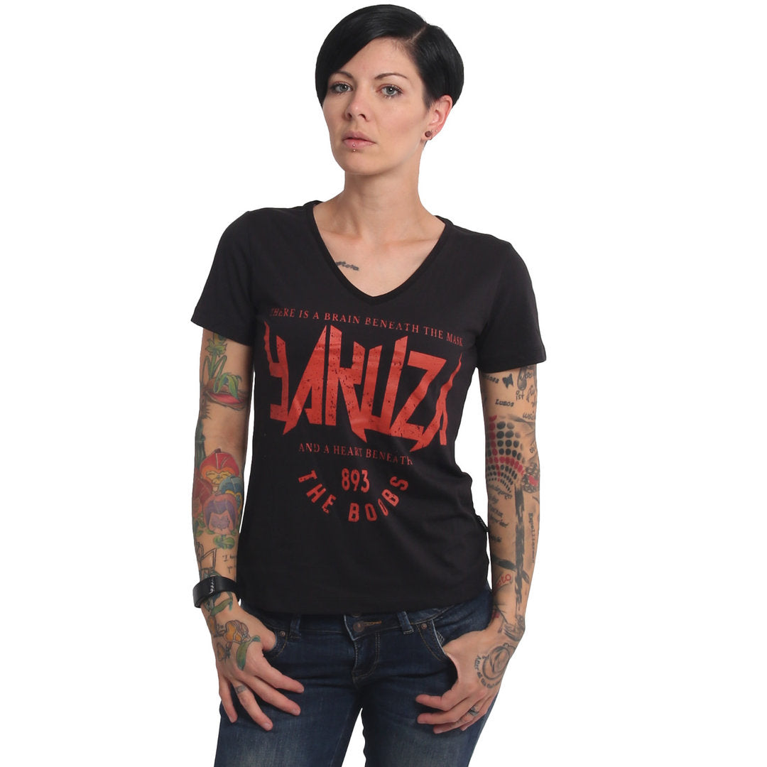 Boobs V-Neck Boyfriend T-Shirt