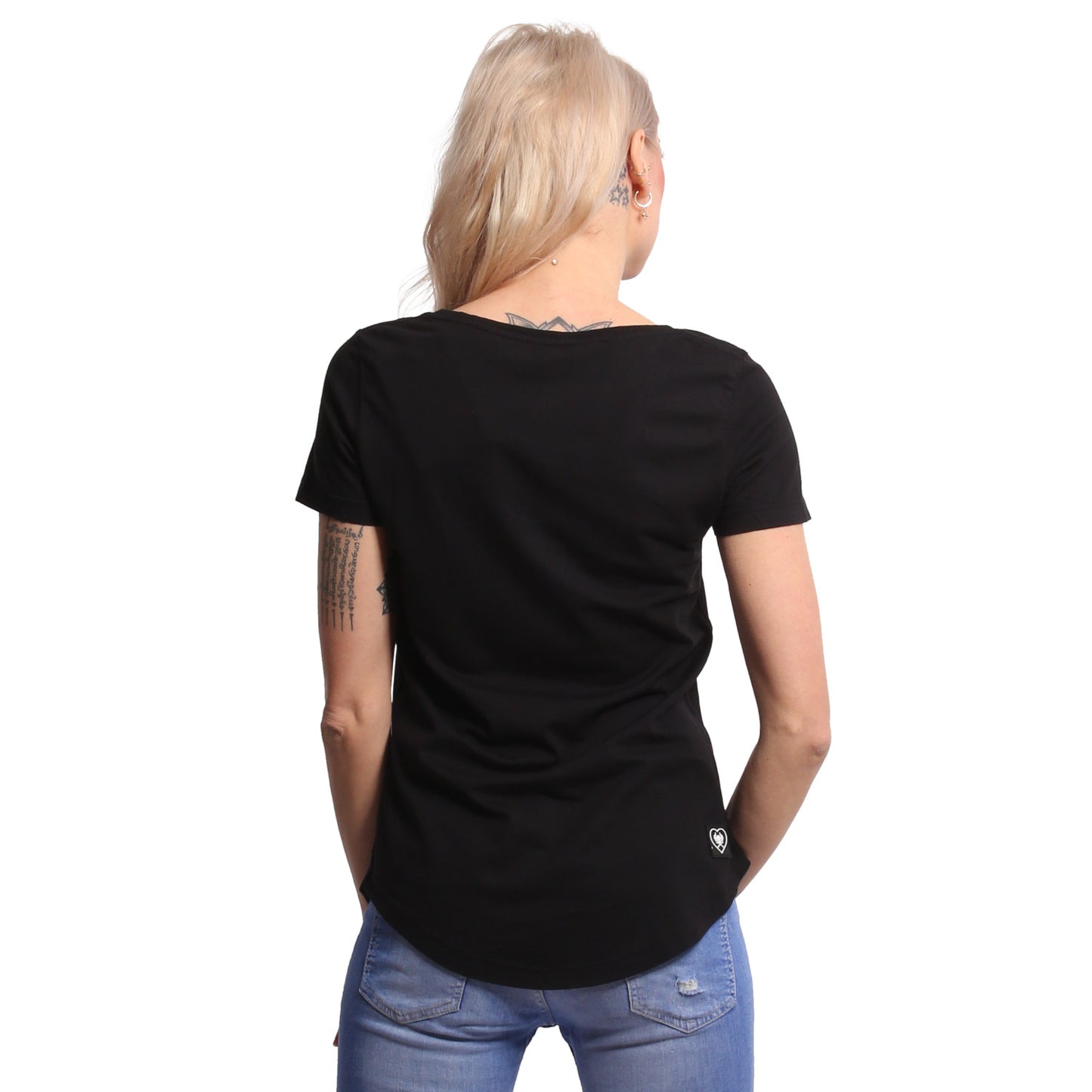 Painted Gun Dye V-Neck T-Shirt