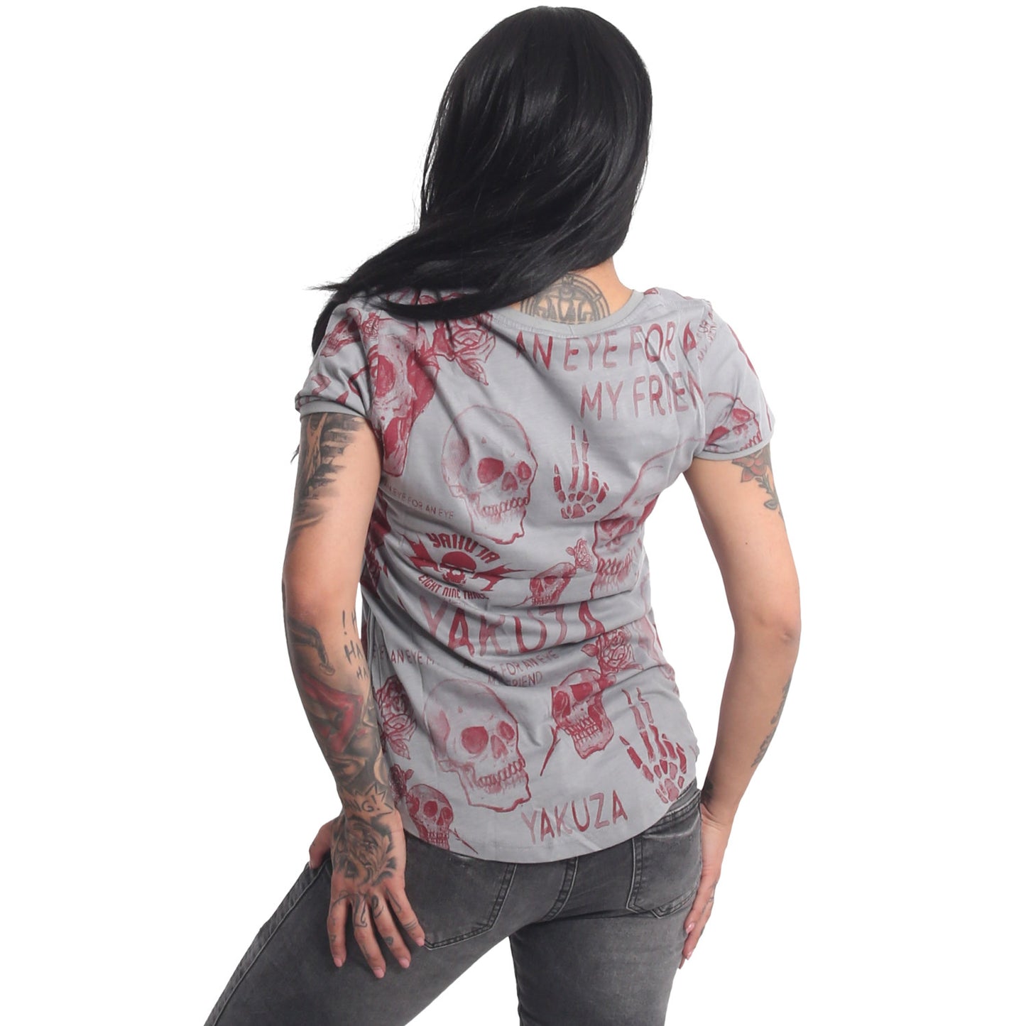 Eye Allover V-Neck T-Shirt