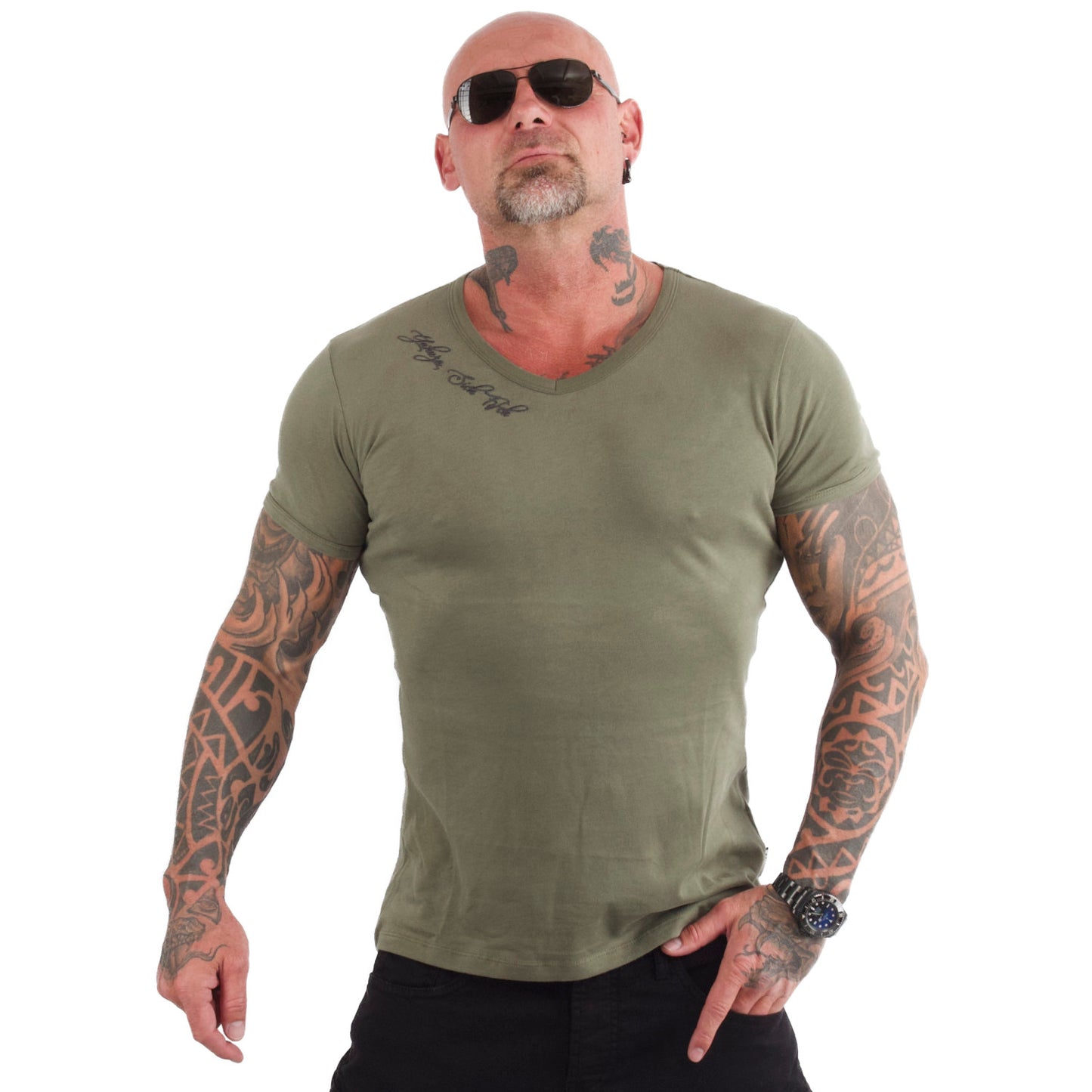 Basic Line V-Neck T-Shirt