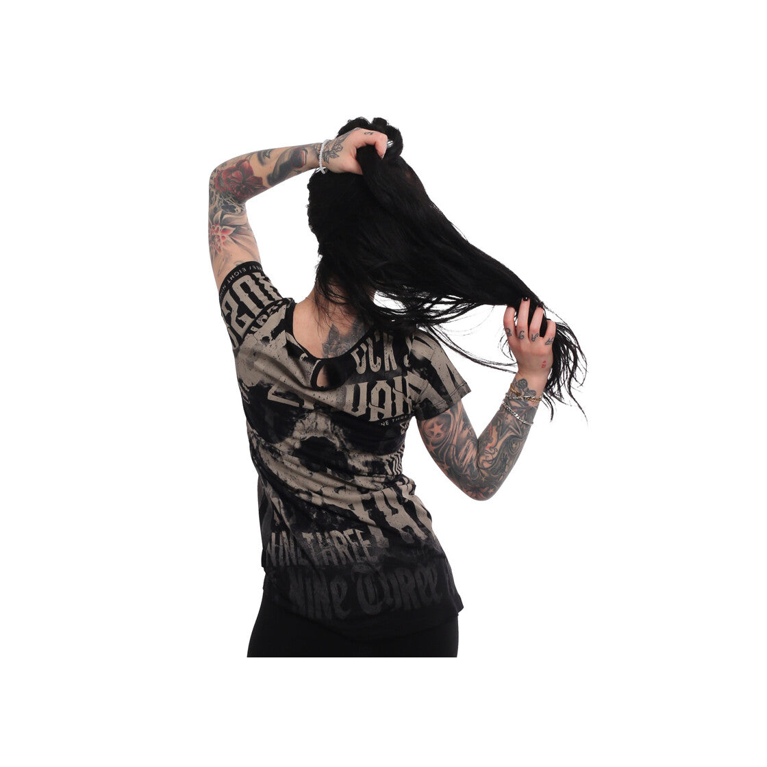 Dark Skull Long Tail T-Shirt