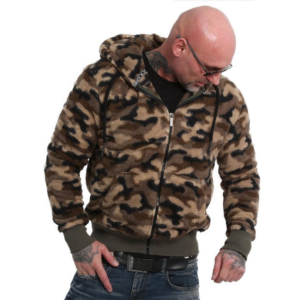 Red Flag Sherpa Kapuzenjacke
