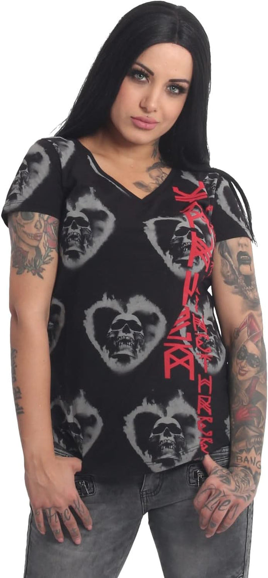 Skullagram V-Neck T-Shirt