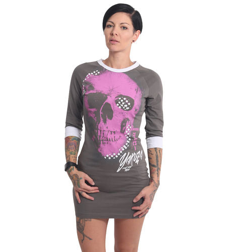 Glowing Skull Bodycon Kleid