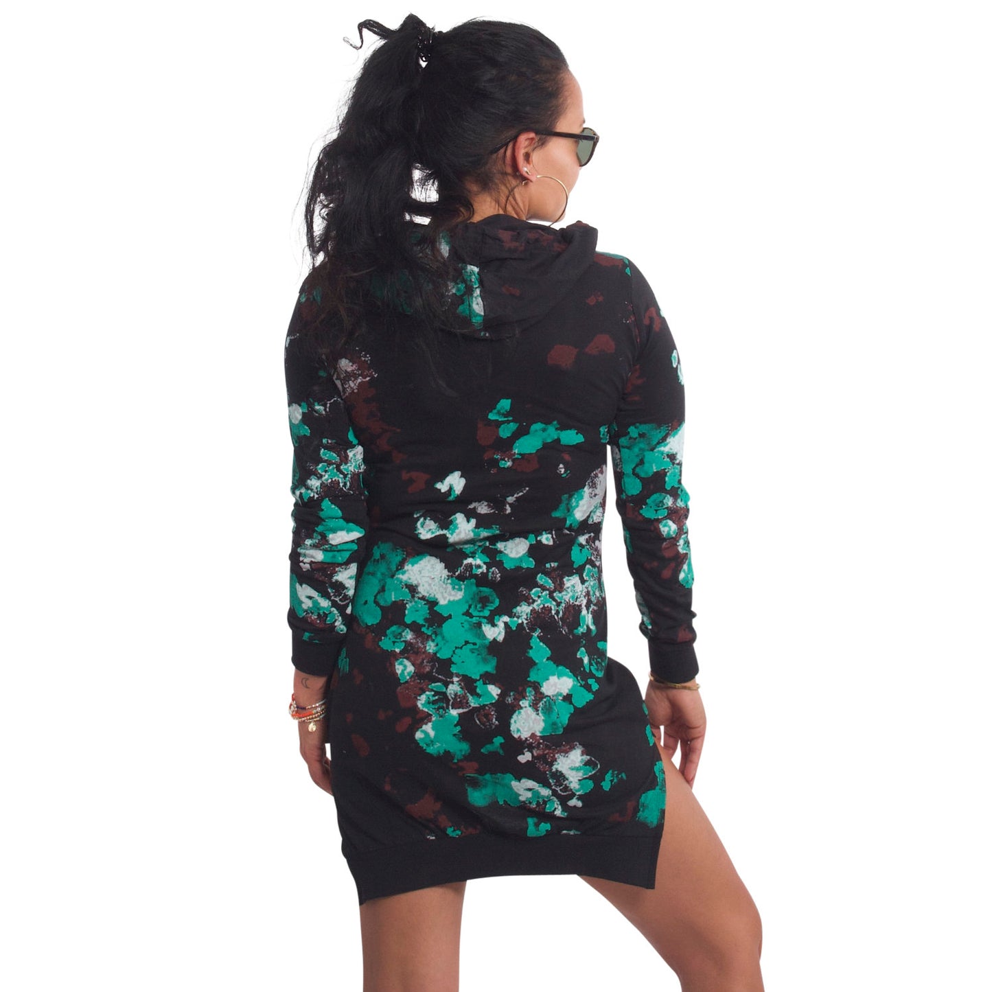Petals Lite Hoodie Kleid