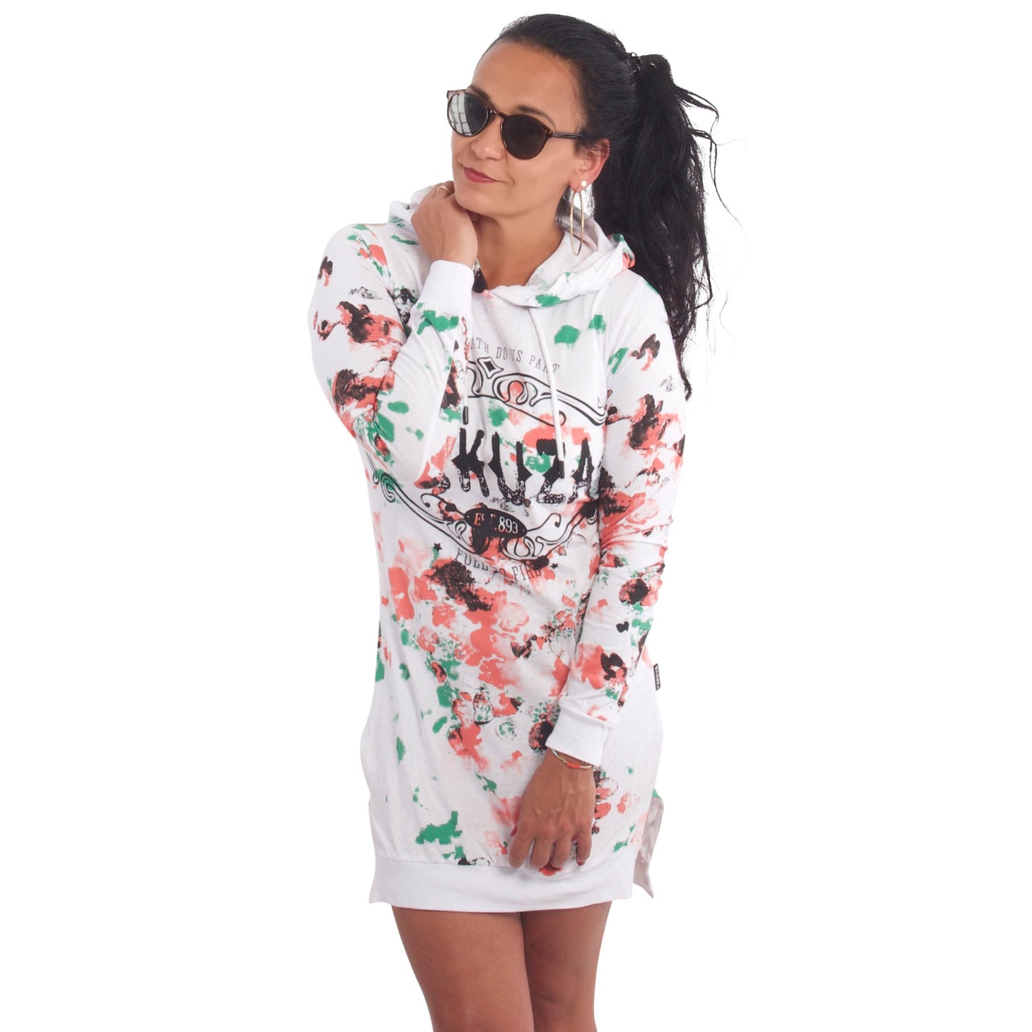 Petals Lite Hoodie Kleid