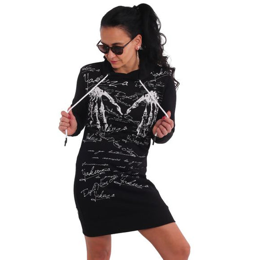 Skeleton Hoodie Kleid