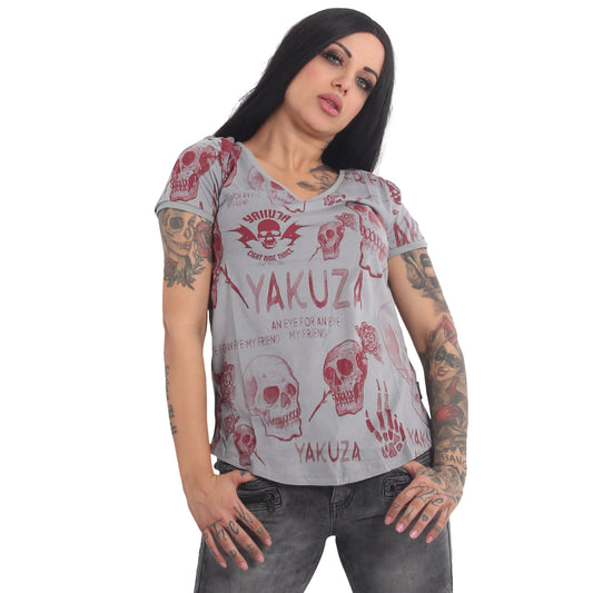 Eye Allover V-Neck T-Shirt