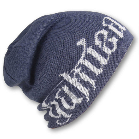 Branding Reversible Knit Beanie Mütze