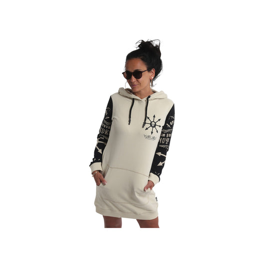 Approval Two Face Hoodie Kleid
